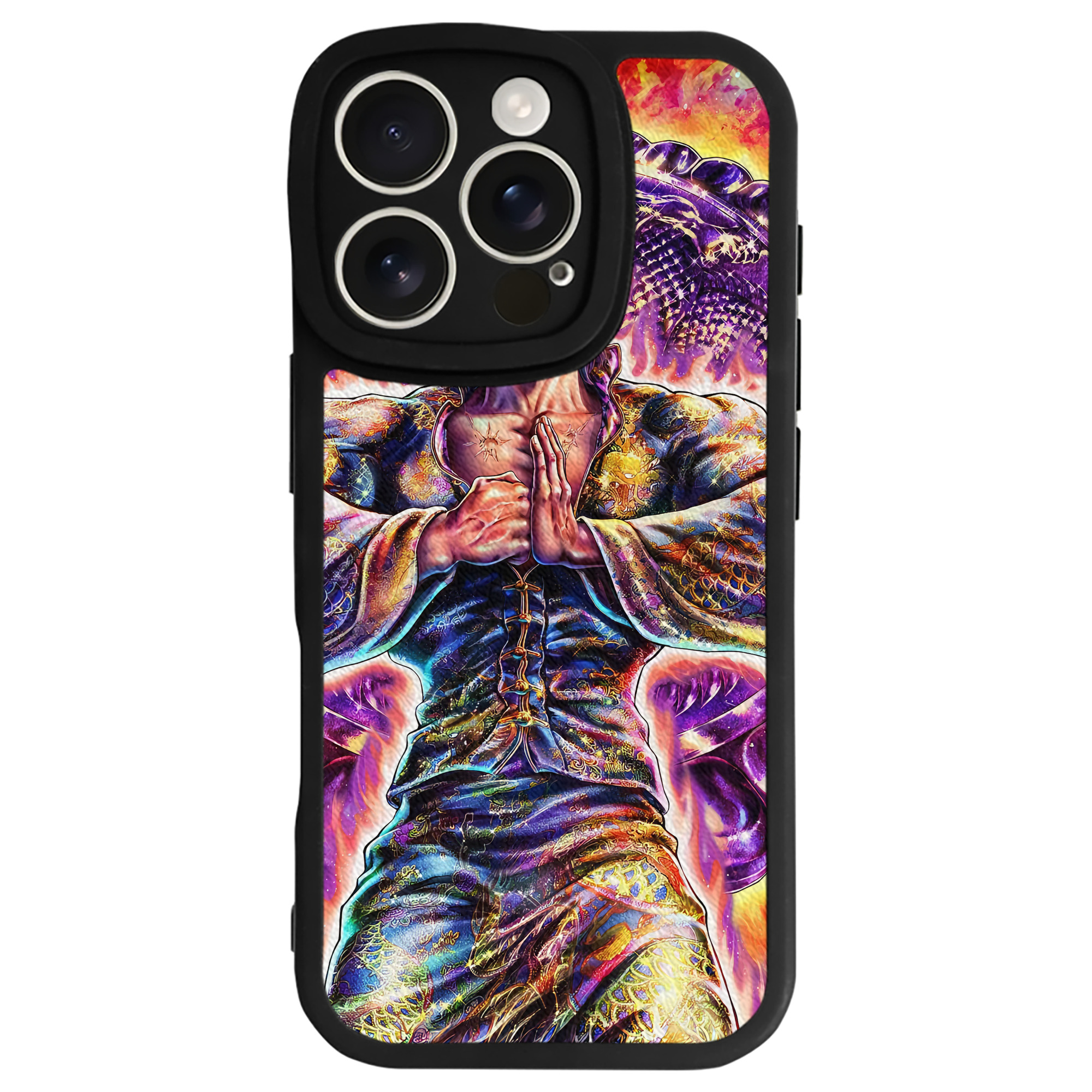 （画像用） 北斗の拳 Fist of the North Star 【iPhone 16シリーズ対応】シリコンスマホケース（レザー調） 材質：シリコン